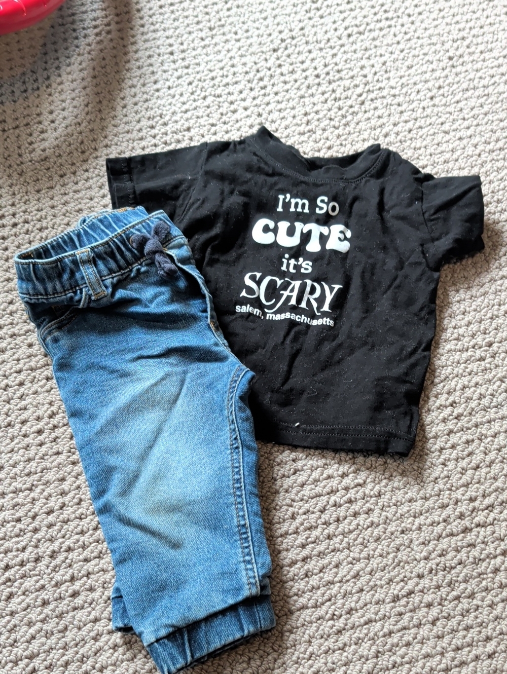 Size 12 Jeans And Shirt Is Most Likely 12 Mths, Not Listed
